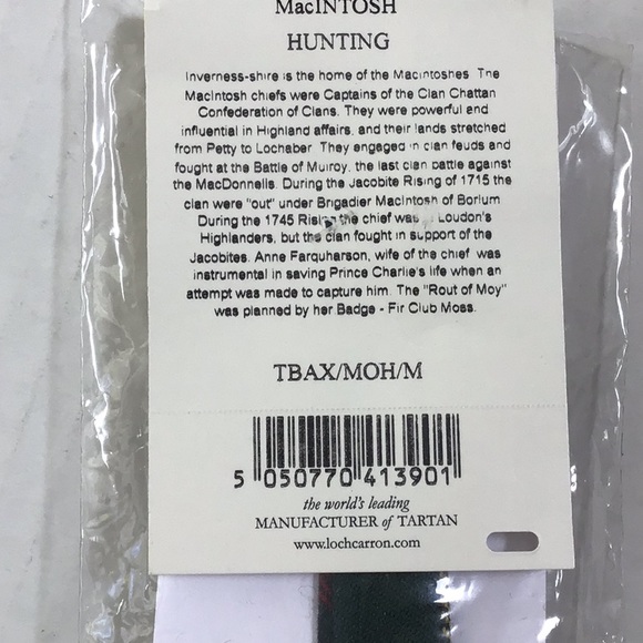 MacINTOSH Hunting Tartan Bow Tie - Picture 3 of 3